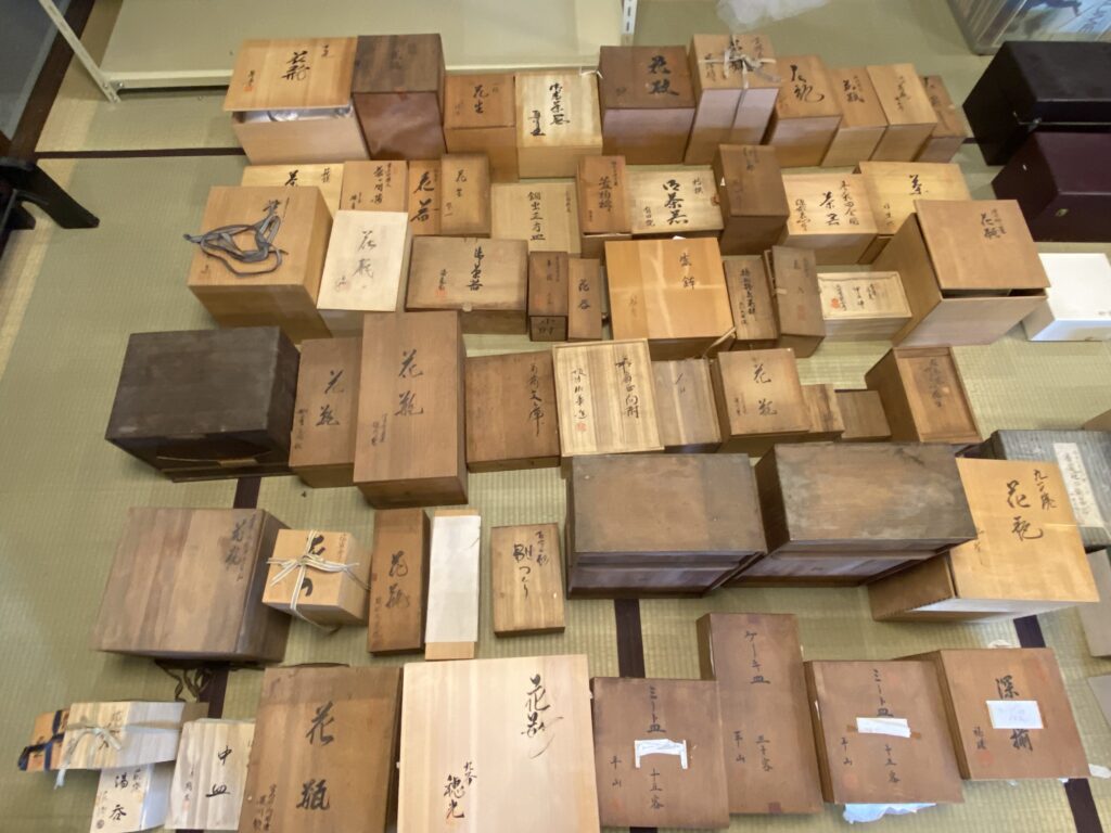 木箱 茶道具